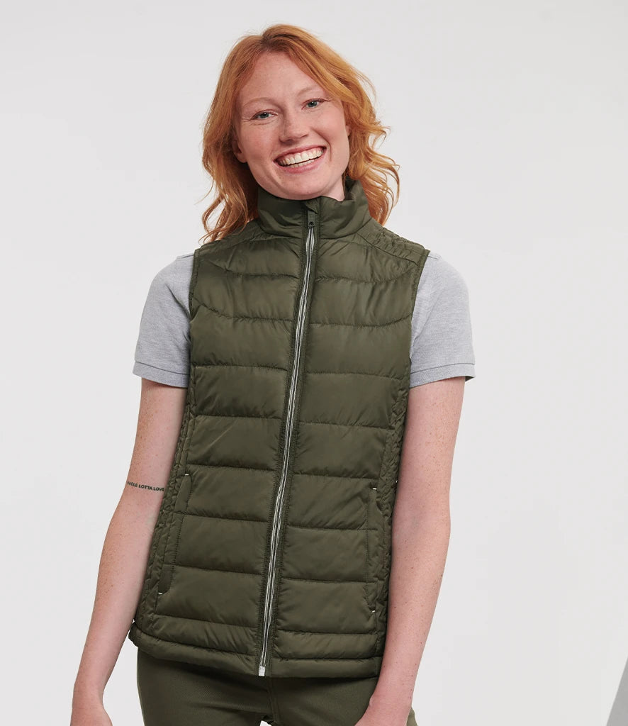 Russell Athletic Ladies Nano Padded Bodywarmer