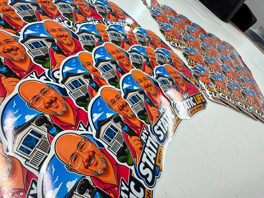 Die Cut Vinyl Stickers