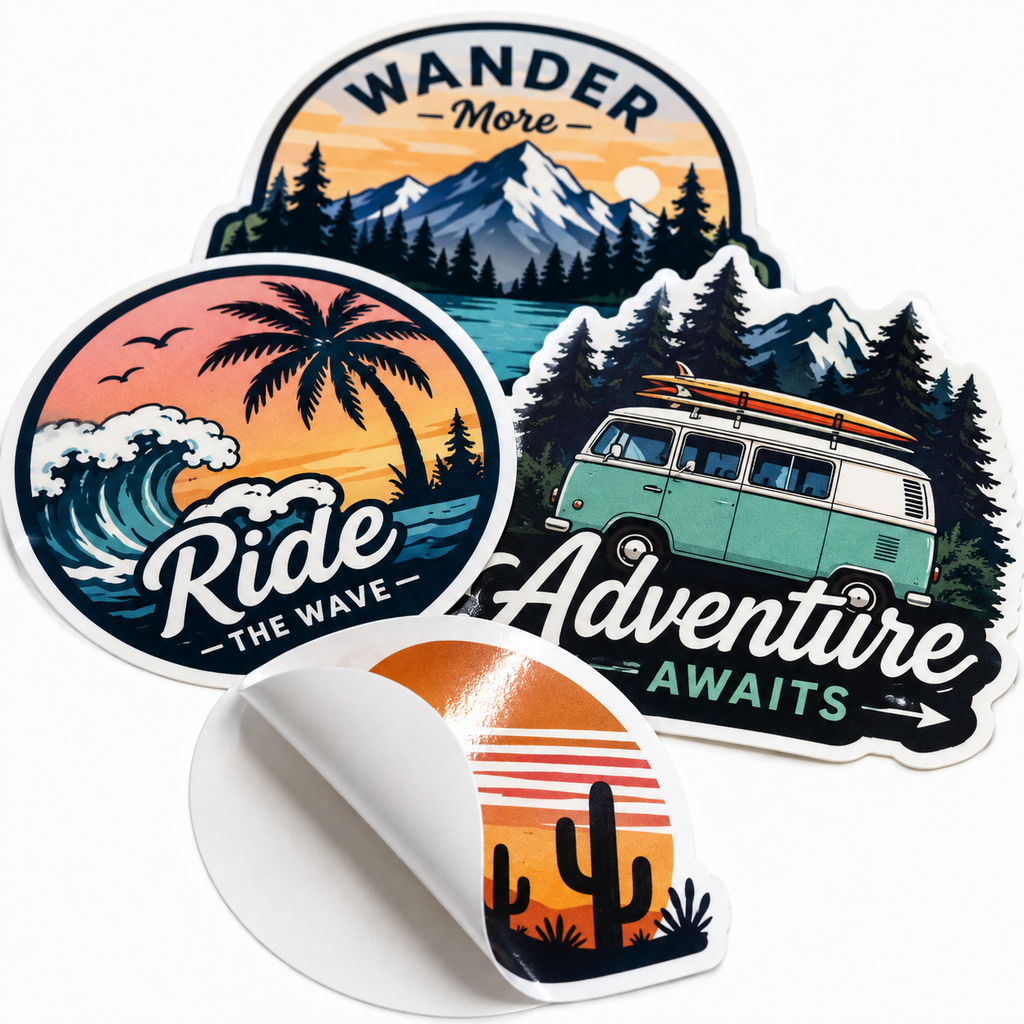 Die Cut Vinyl Stickers