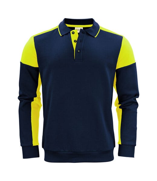 Printer Prime Long Sleeve Polo Sweatshirt