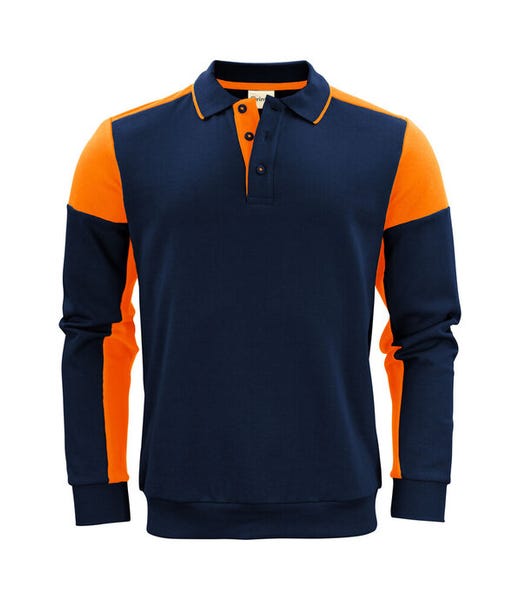 Printer Prime Long Sleeve Polo Sweatshirt