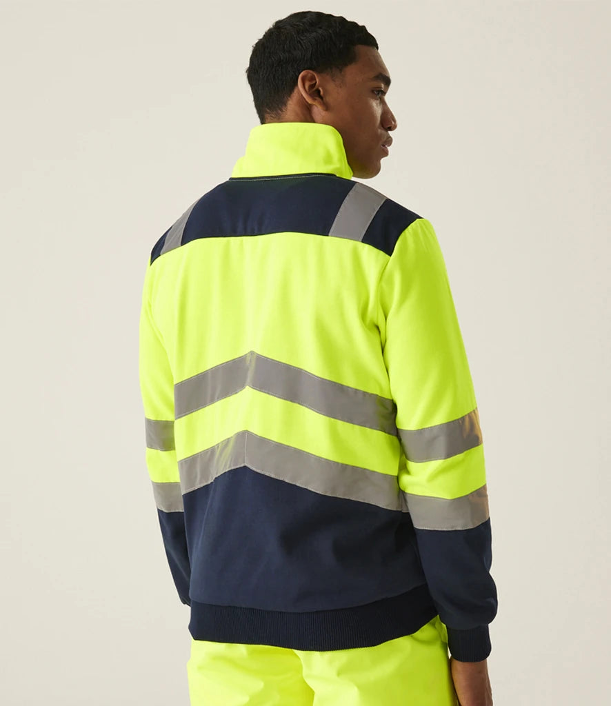 Regatta High Visibility Pro 1/4 Zip Sweatshirt