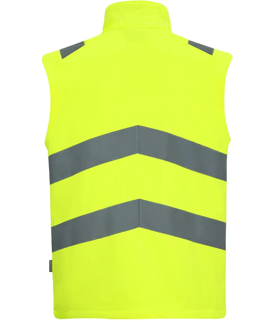 Regatta High Visibility Pro Contract Ablaze Soft Shell Bodywarmer