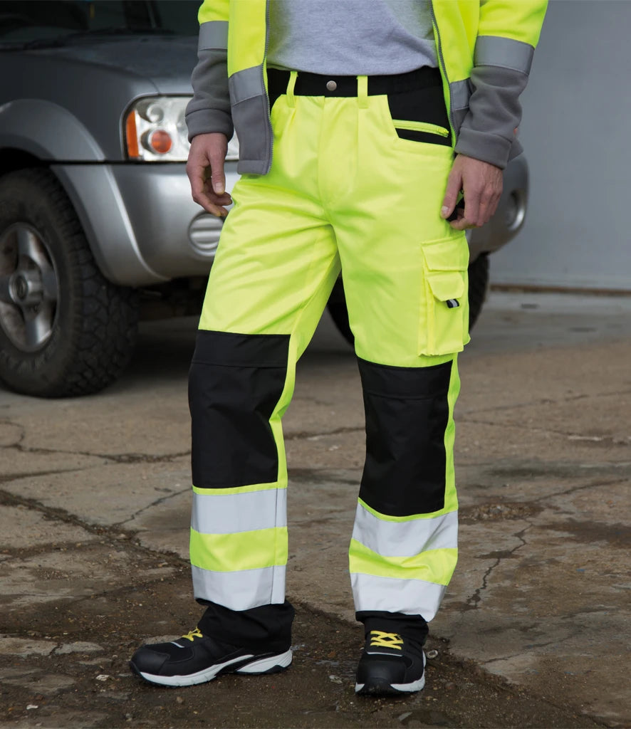 Result Safe-Guard Hi-Vis Cargo Trousers
