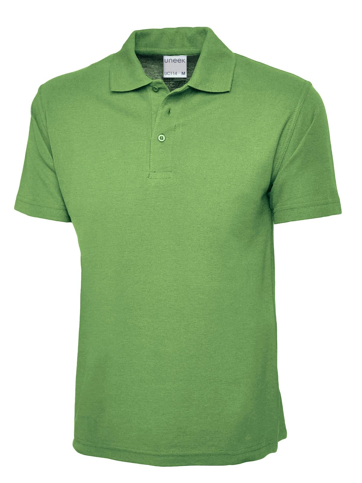 Uneek Mens Active Cotton Poloshirt