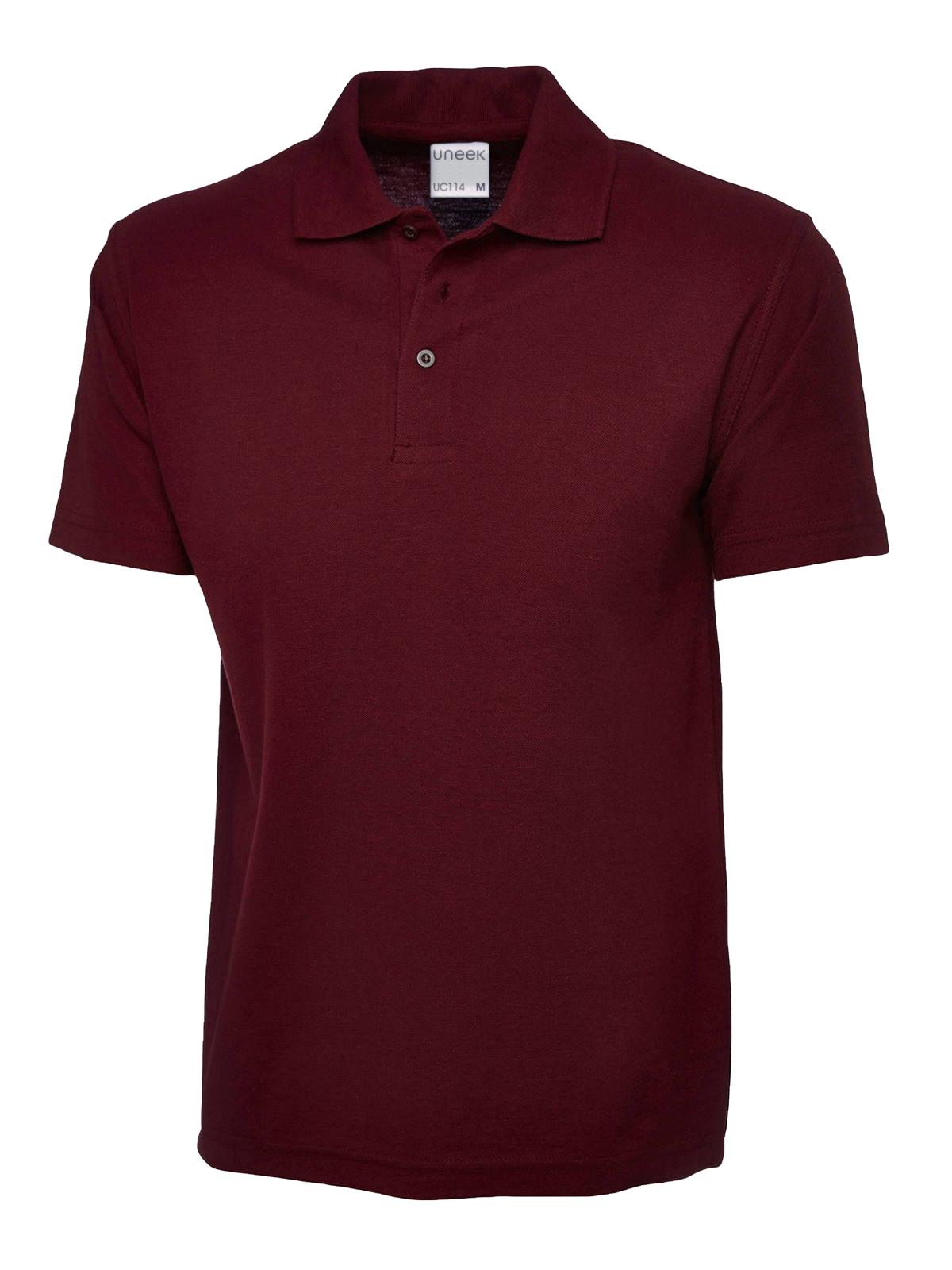 Uneek Mens Active Cotton Poloshirt