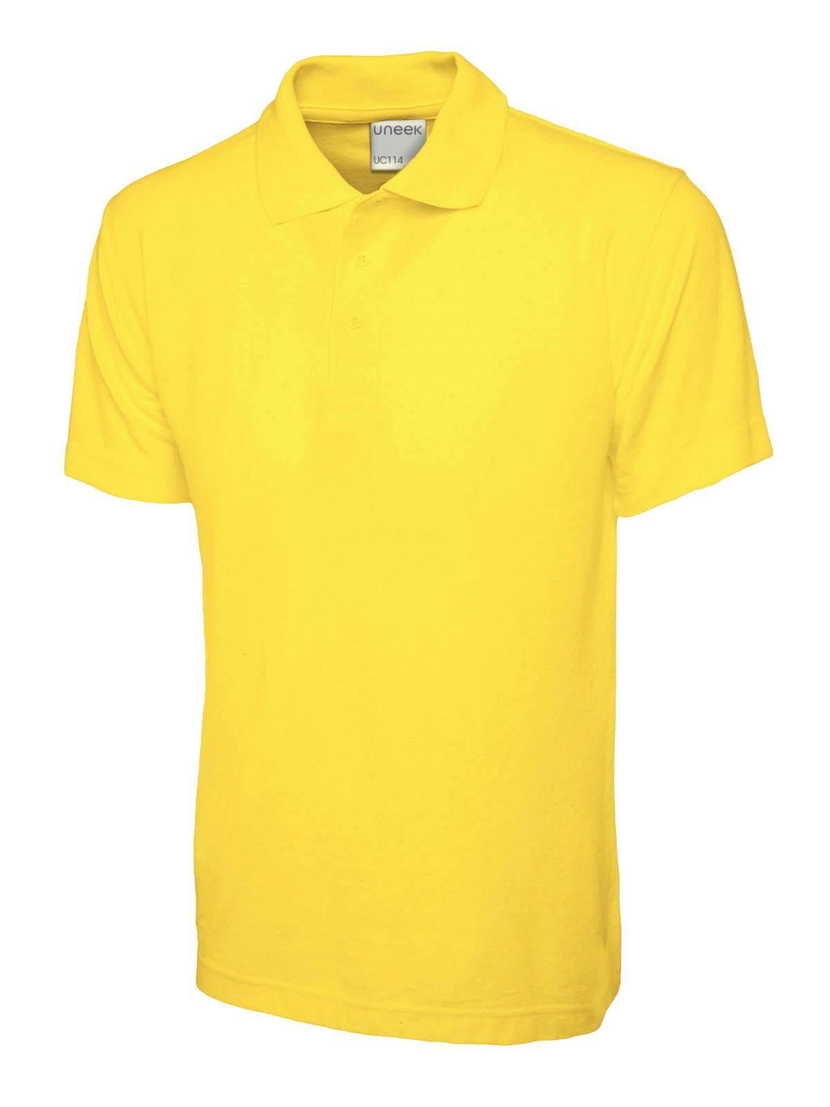 Uneek Mens Active Cotton Poloshirt