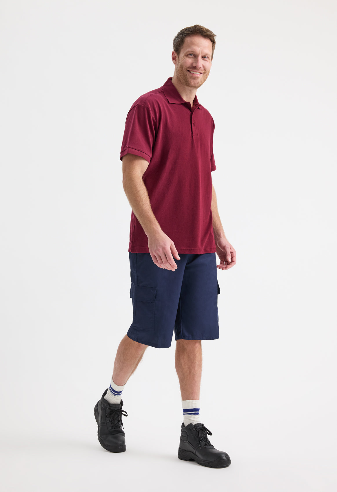 Uneek Mens Active Cotton Poloshirt