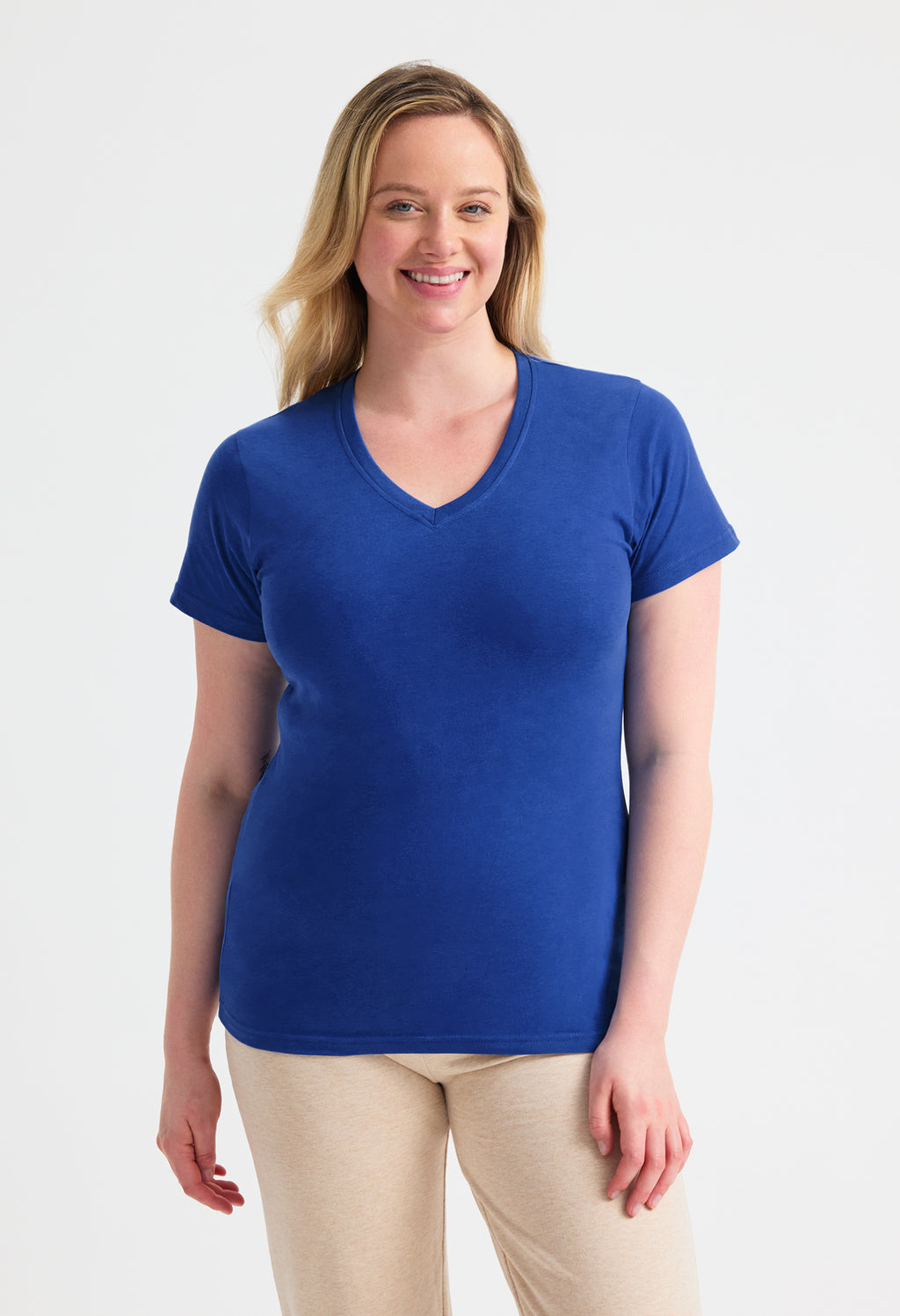 Uneek Ladies Classic V-Neck T-Shirt