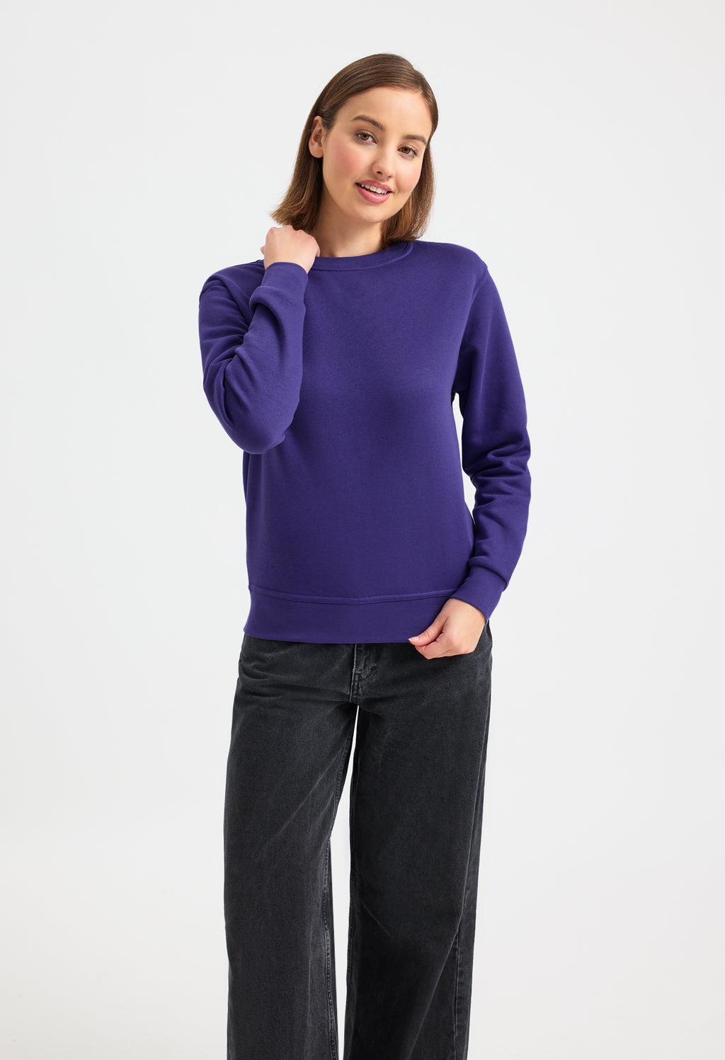 Uneek Ladies Deluxe Crew Neck Sweatshirt