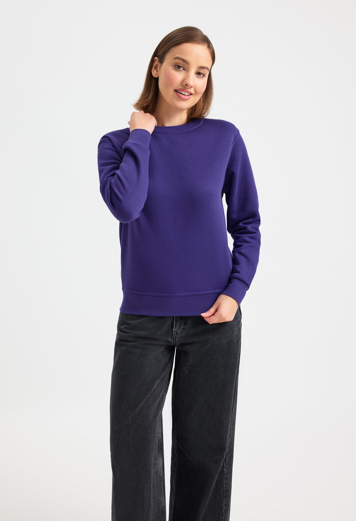 Uneek Ladies Deluxe Crew Neck Sweatshirt