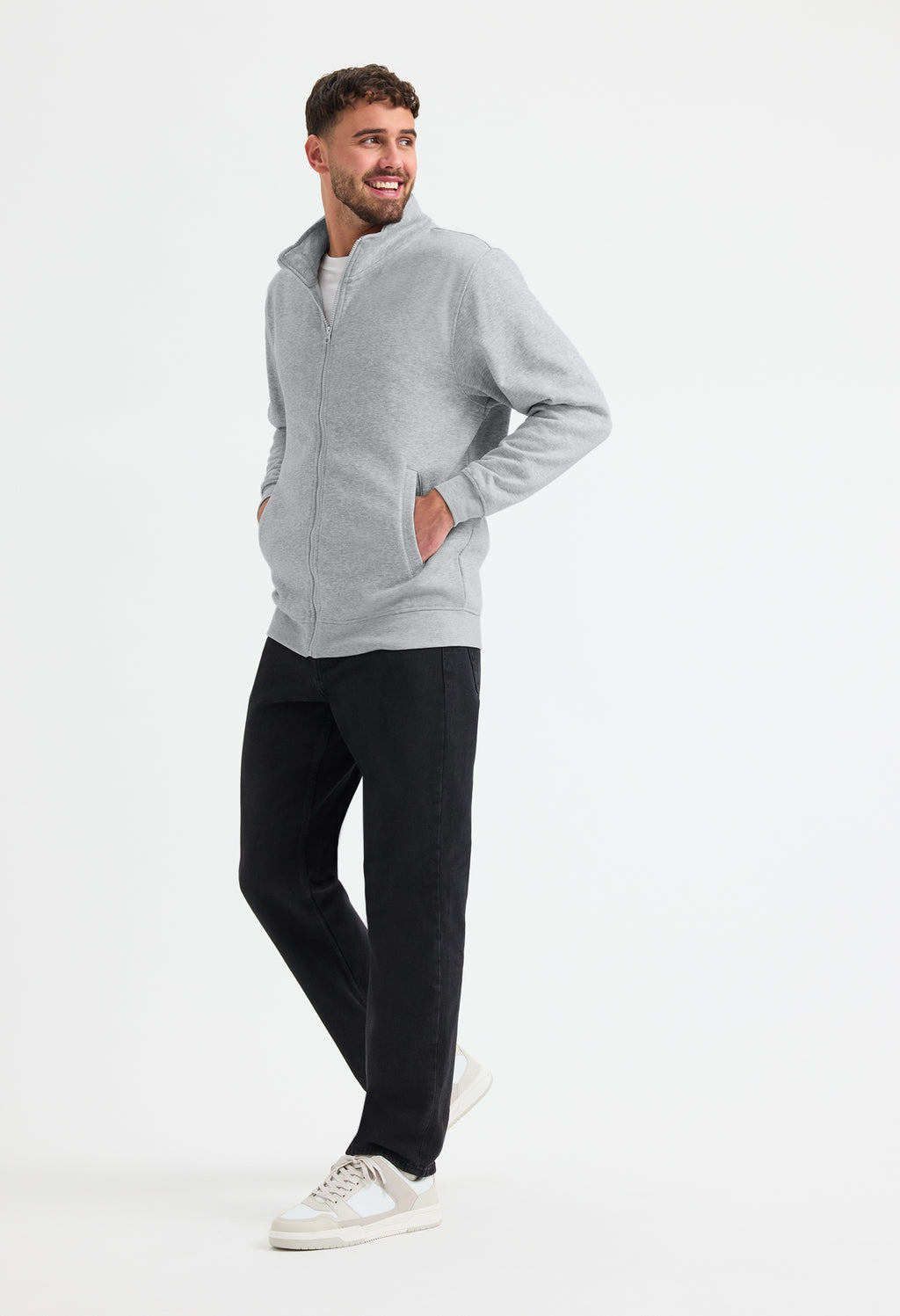 Uneek Deluxe Unisex Sweat Jacket