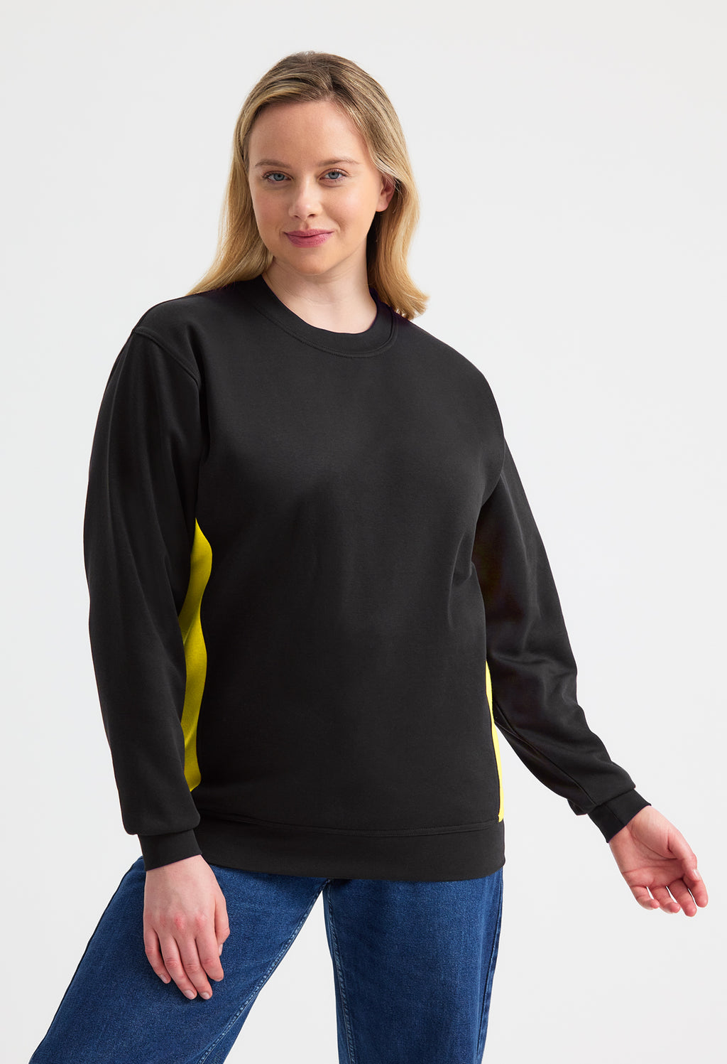 Uneek Two Tone Crew Neck Sweatshirt