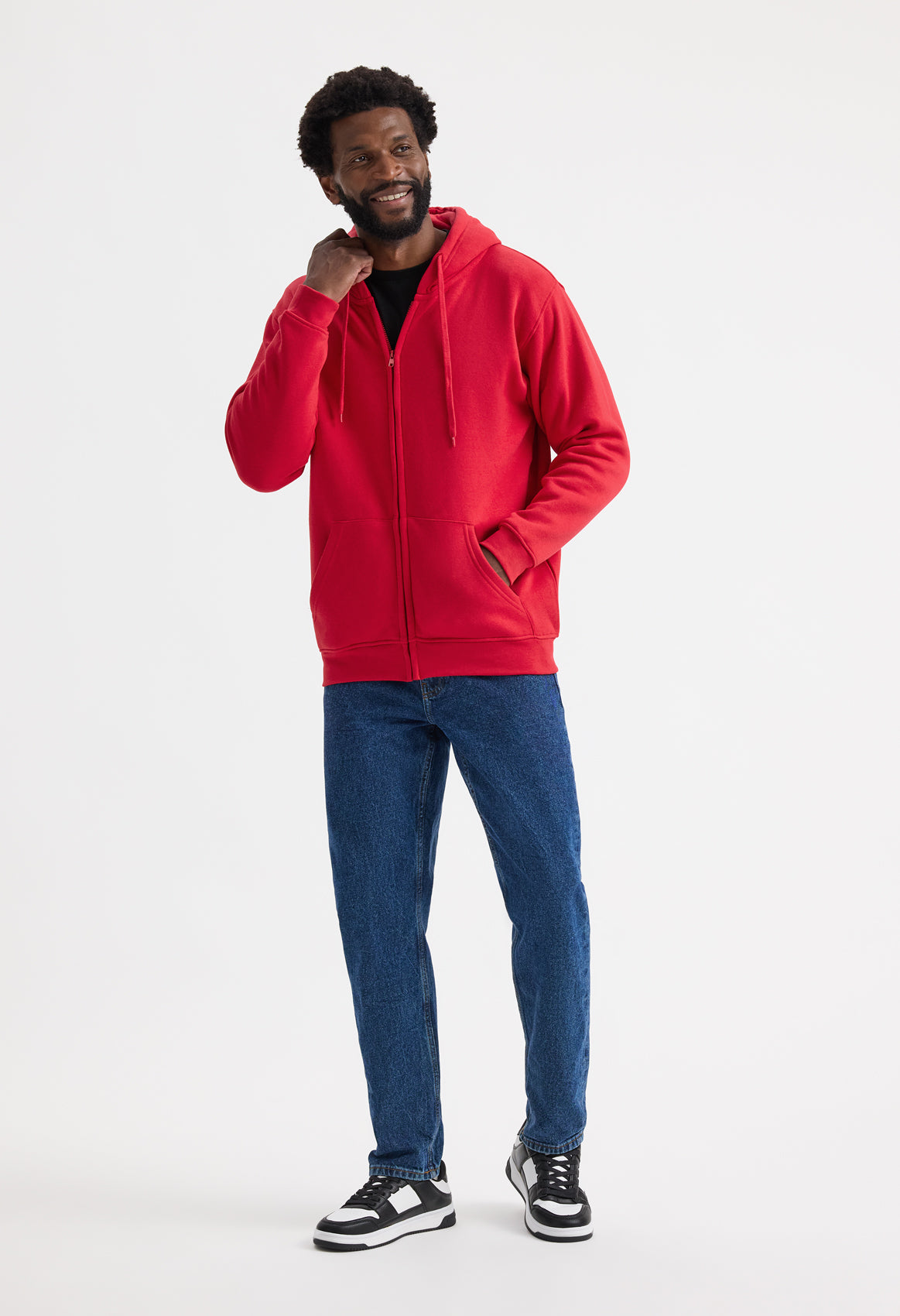 Uneek Adults Classic Full Zip Hooded Sweatshirt