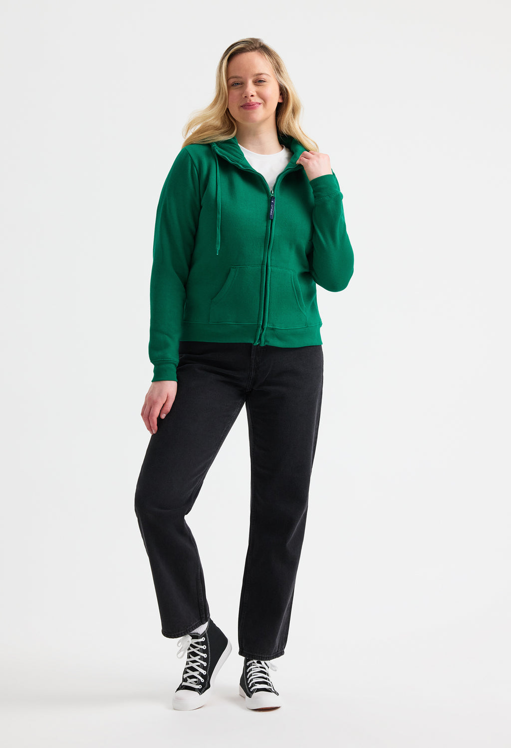 Uneek Ladies Classic Full Zip Hooded Sweatshirt