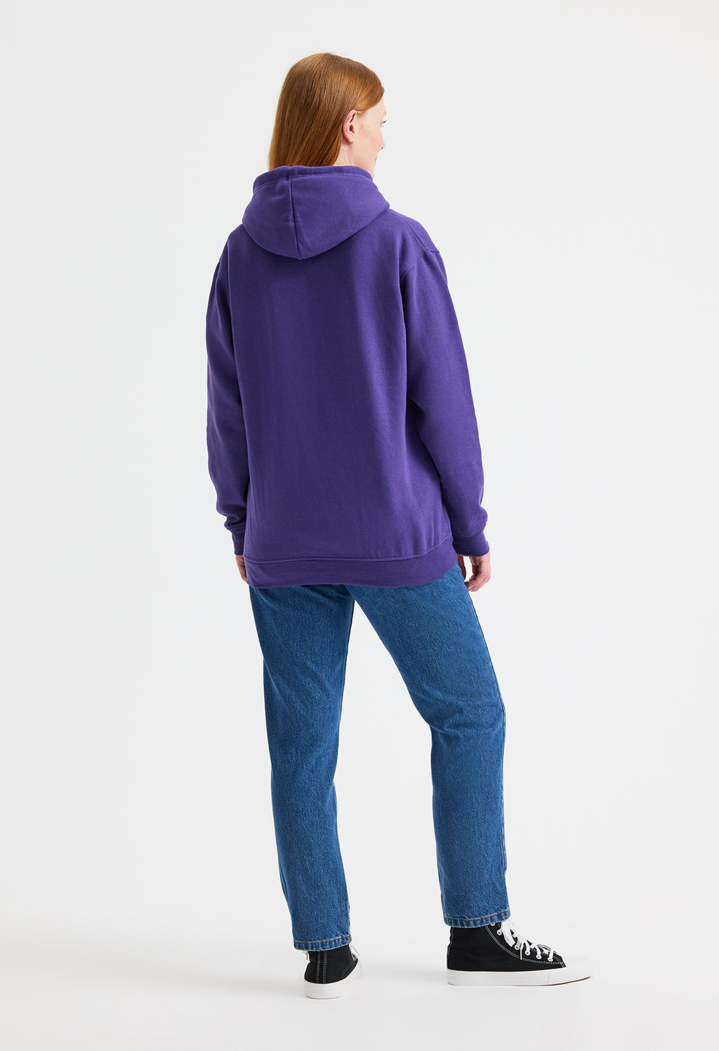 Uneek Contrast Hooded Sweatshirt