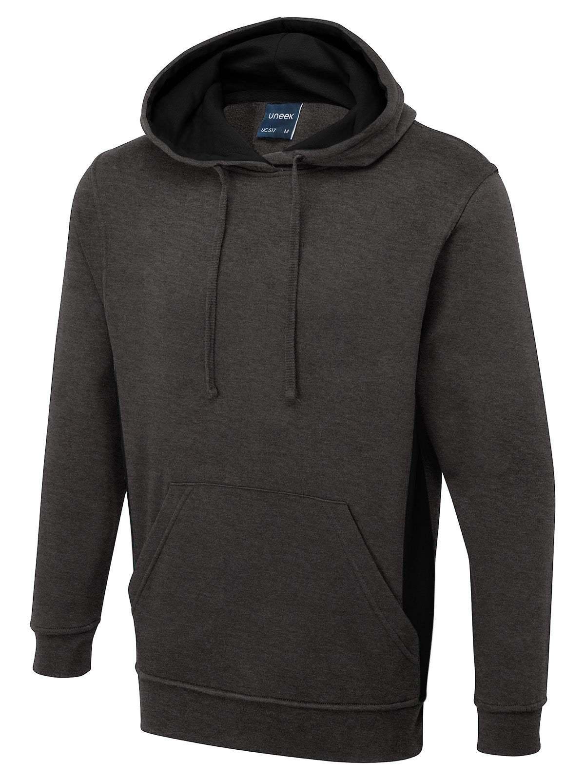 Uneek Two Tone Hooded Sweatshirt