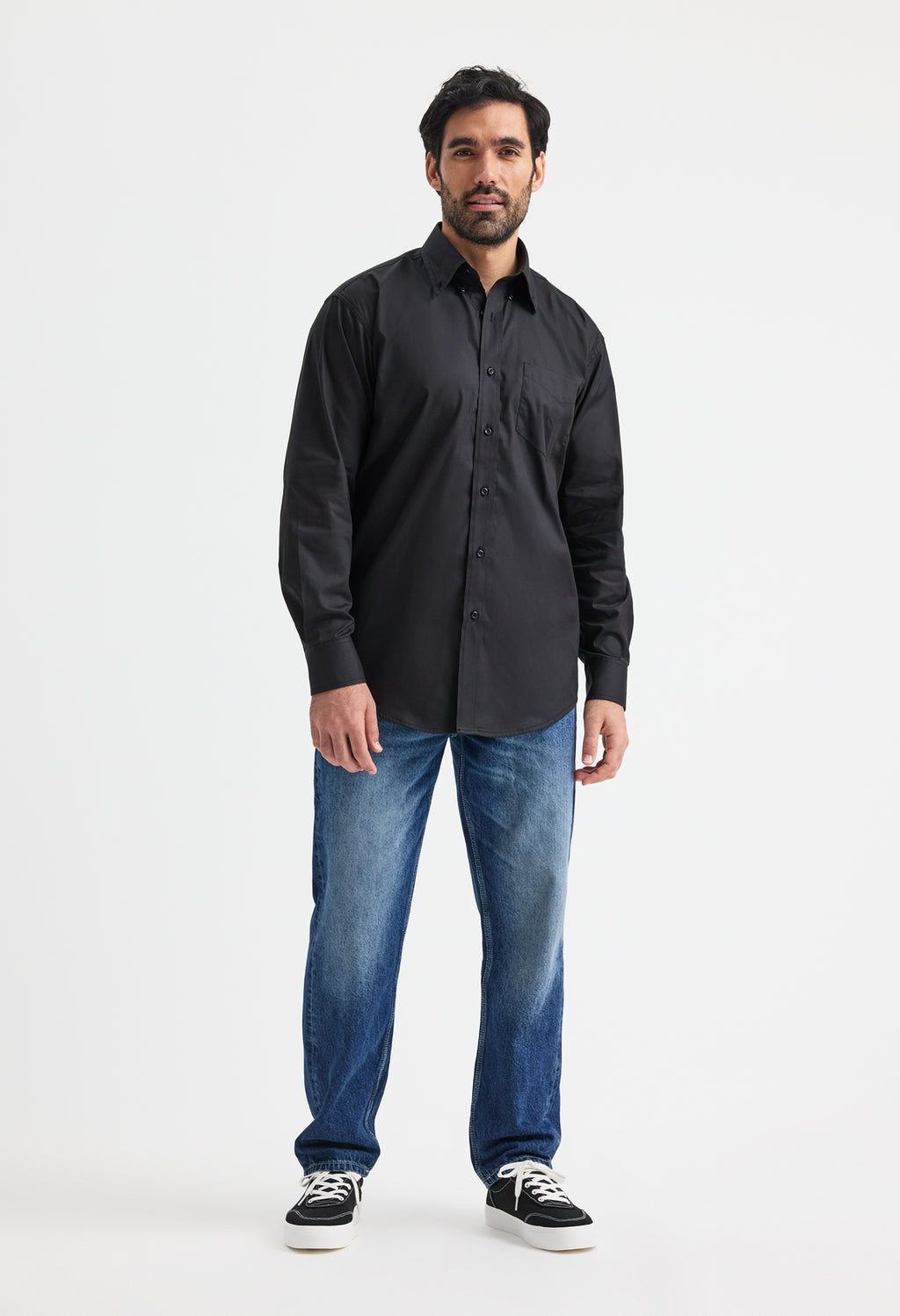 Uneek Mens Pinpoint Oxford Full Sleeve Shirt