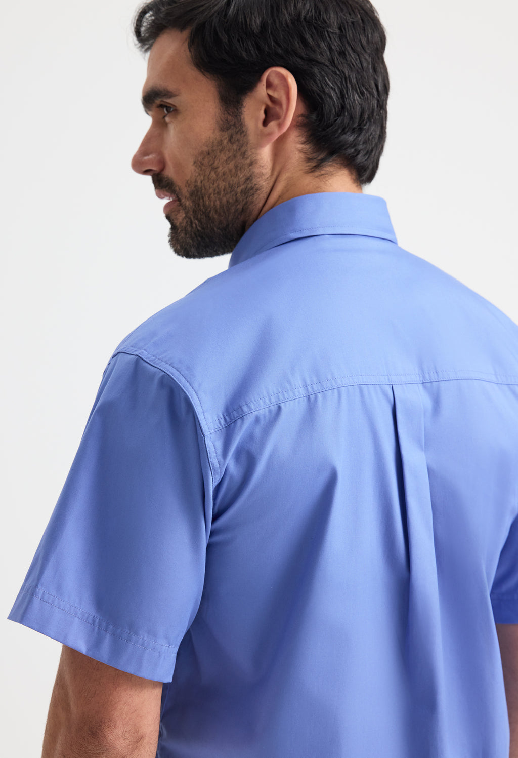 Uneek Mens Pinpoint Oxford Half Sleeve Shirt