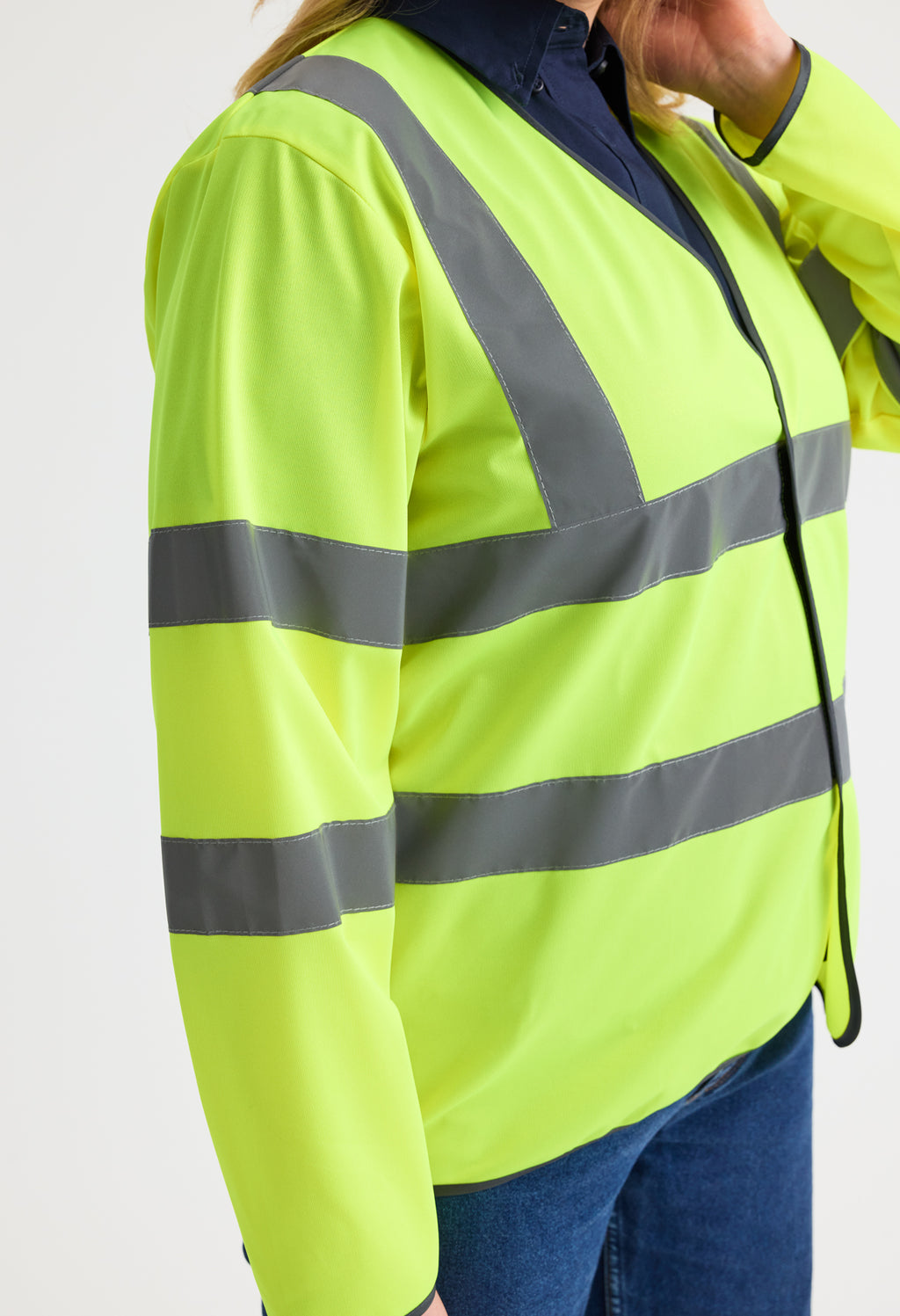Uneek Long Sleeve Hi Vis Safety Waistcoat