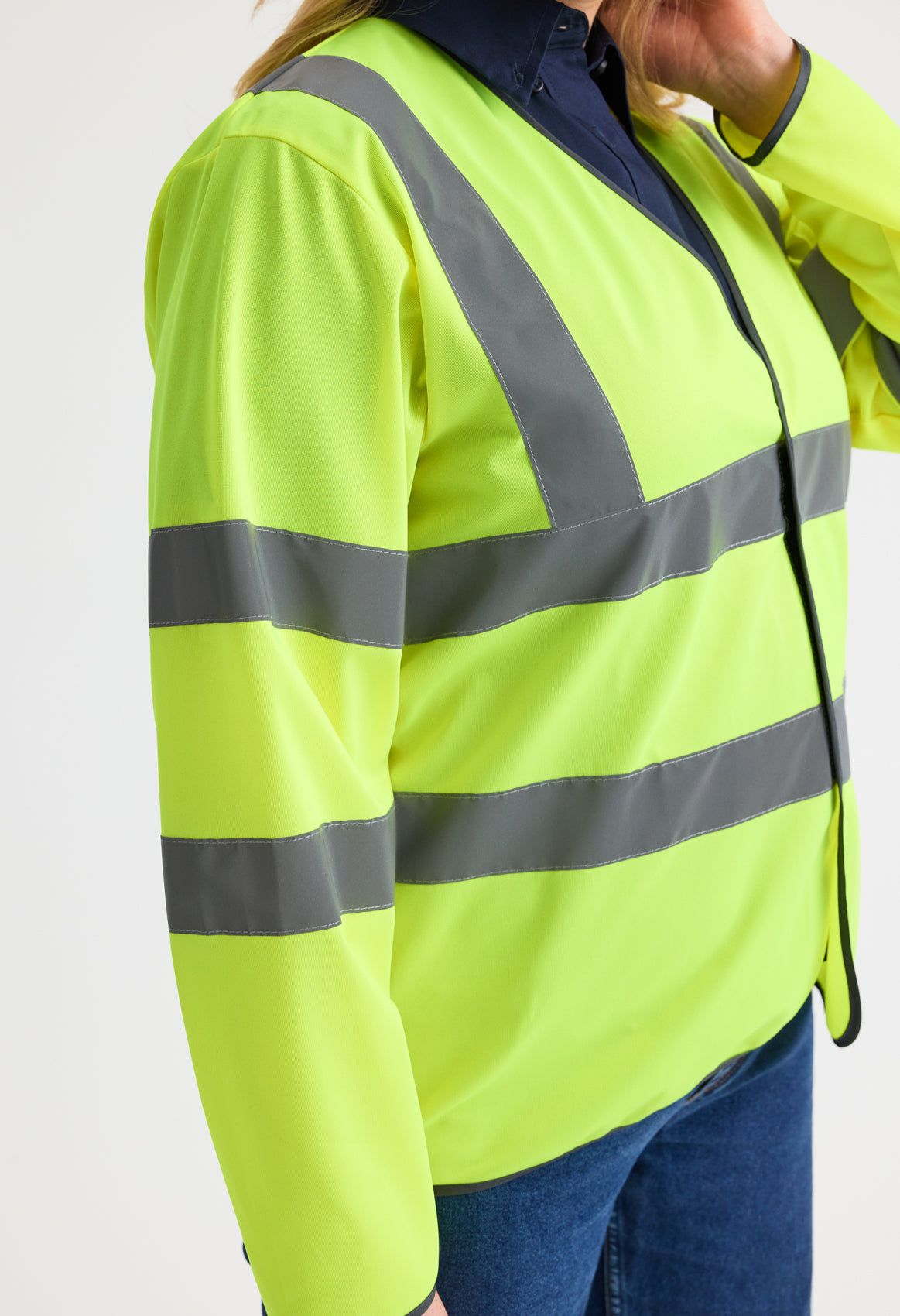 Uneek Long Sleeve Hi Vis Safety Waistcoat