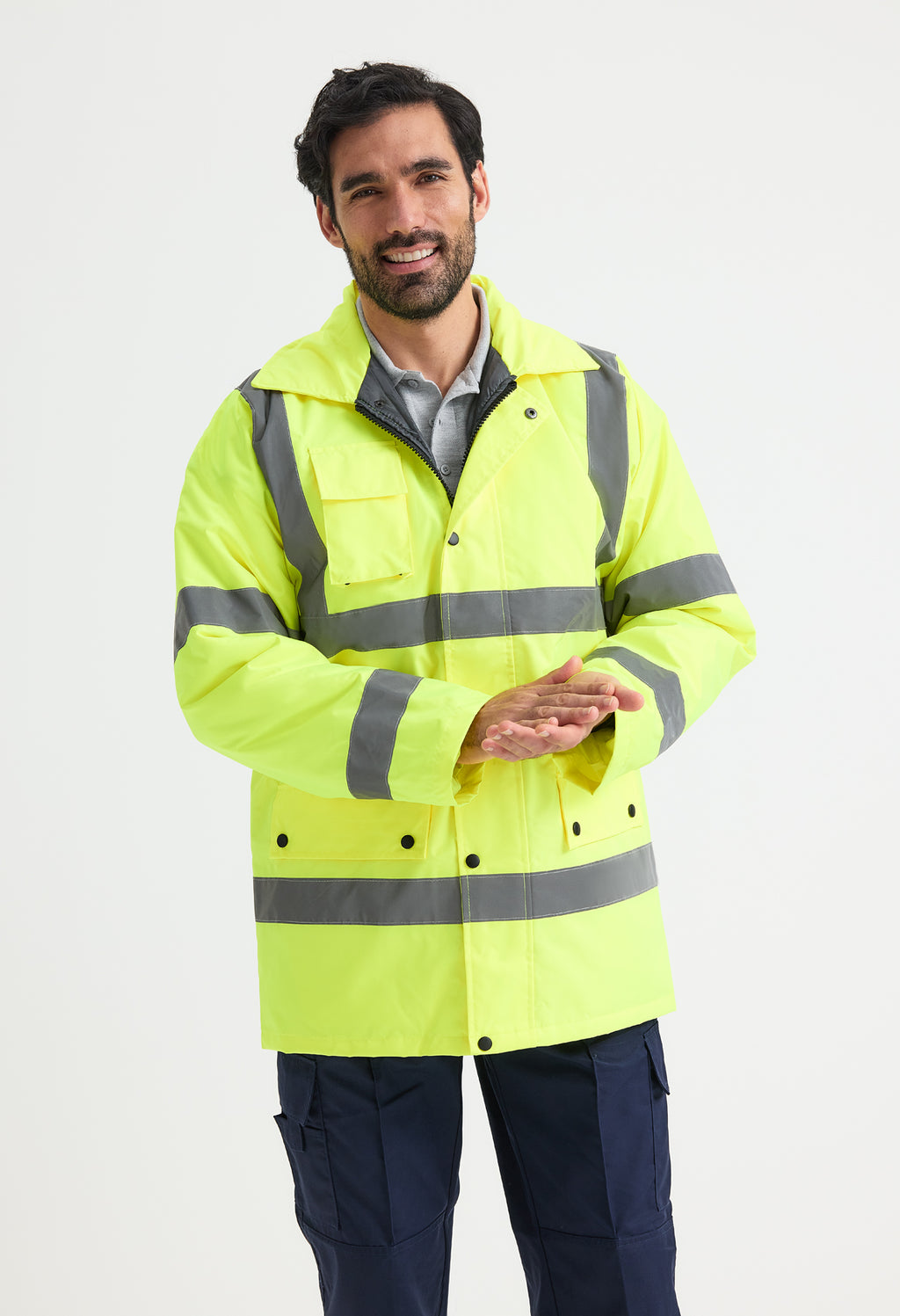 Uneek Hi Vis Road Safety Jacket