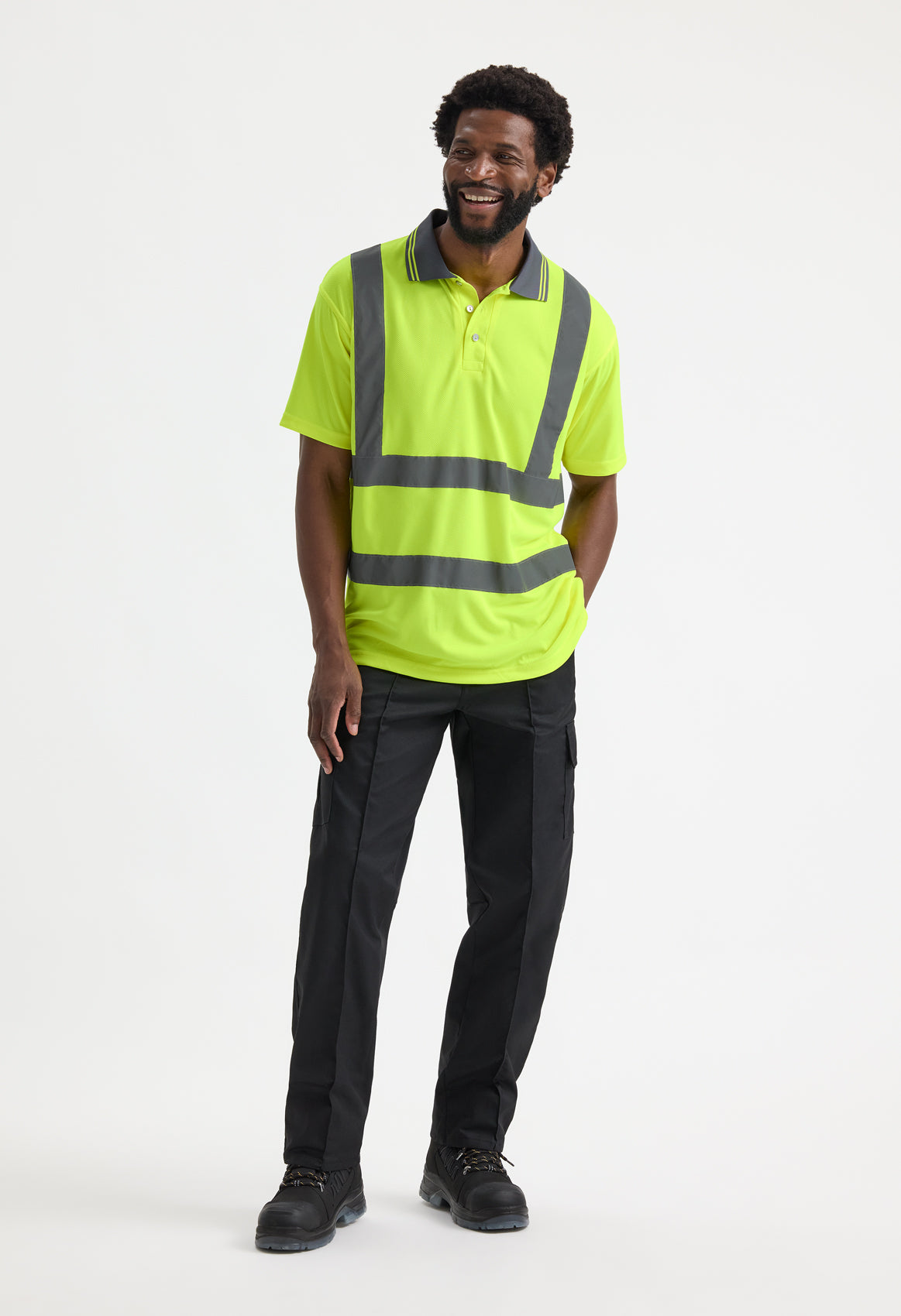 Uneek Hi Vis Short Sleeve Polo Shirt