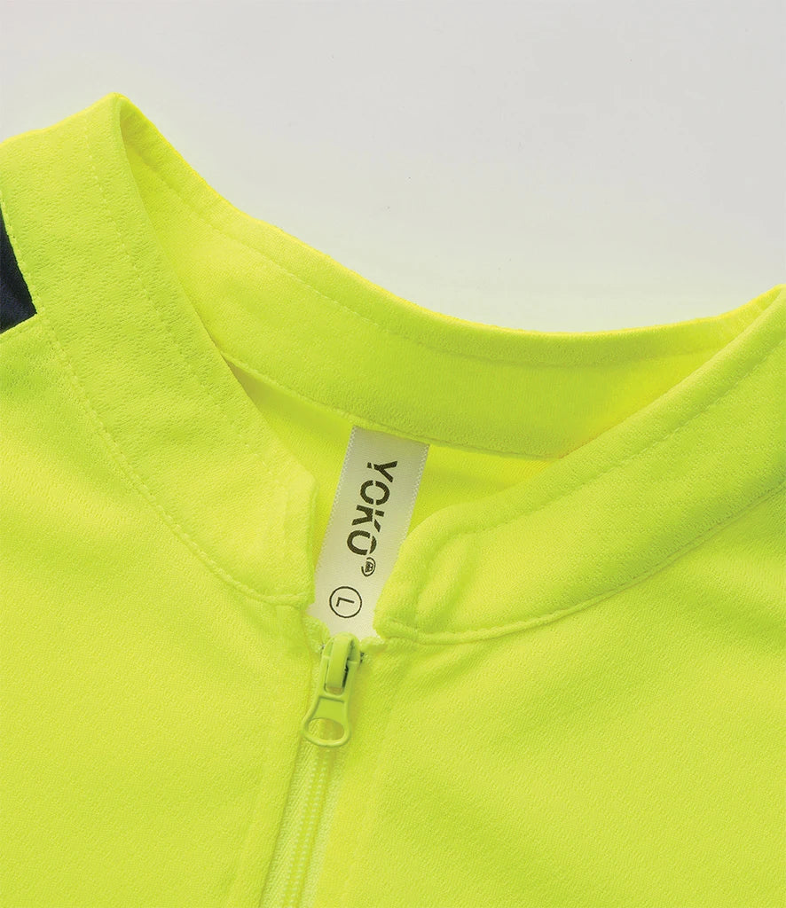 Yoko Mandarin Collar Zip Piqué Polo Shirt