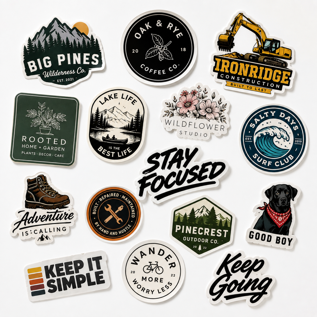 Die Cut Vinyl Stickers